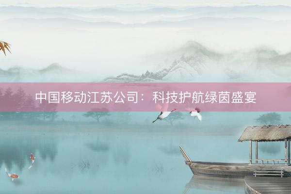 中国移动江苏公司：科技护航绿茵盛宴