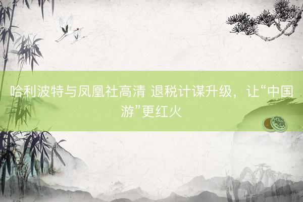 哈利波特与凤凰社高清 退税计谋升级，让“中国游”更红火
