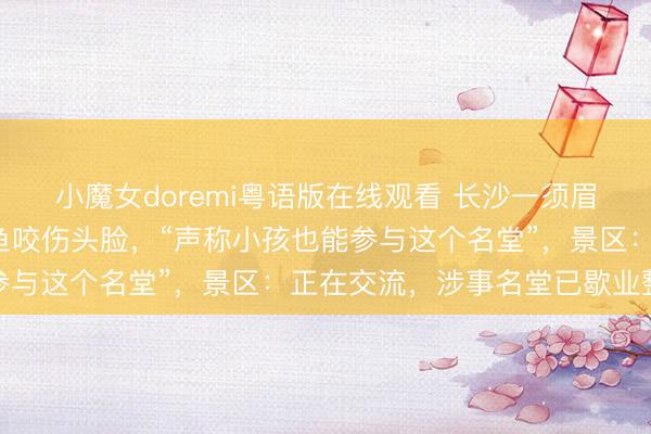小魔女doremi粤语版在线观看 长沙一须眉海洋王国内被3米长鲨鱼咬伤头脸,“声称小孩也能参与这个名堂”,景区:正在交流,涉事名堂已歇业整顿